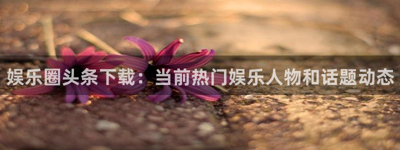 汇富娱乐体育2：娱乐圈头条下载：当前热门娱乐人物和话题动态