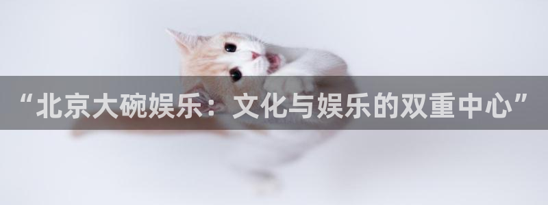 汇富娱乐pg：“北京大碗娱乐：文化与娱乐的双重中心”